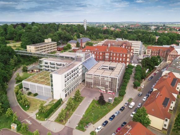 Klinikum Brandenburg Luftaufnahme